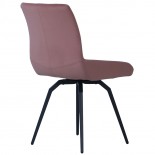 Nevada Medway Swivel Chair - Dusky Pink